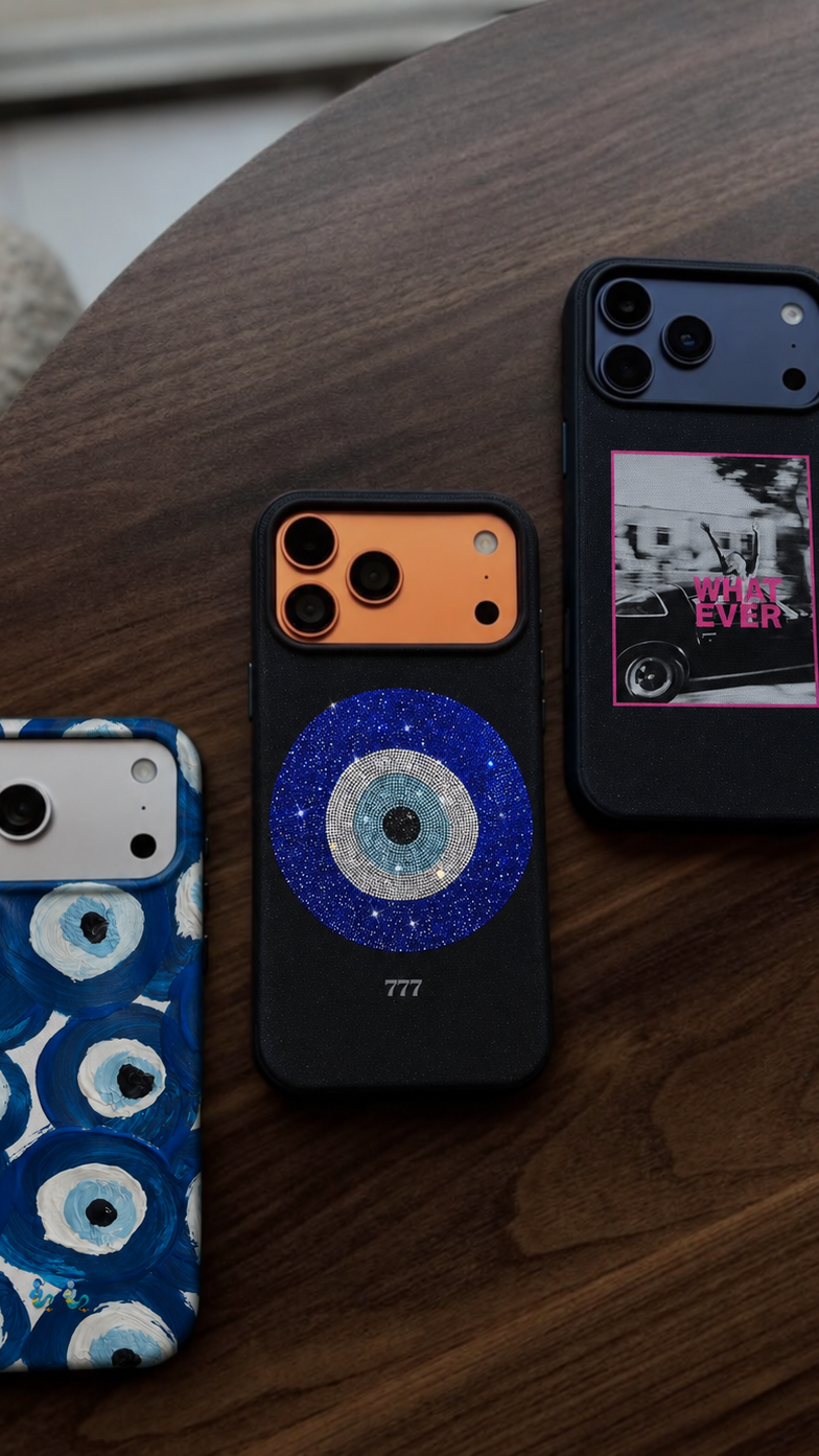 777 Evil Eye Phone Case Black
