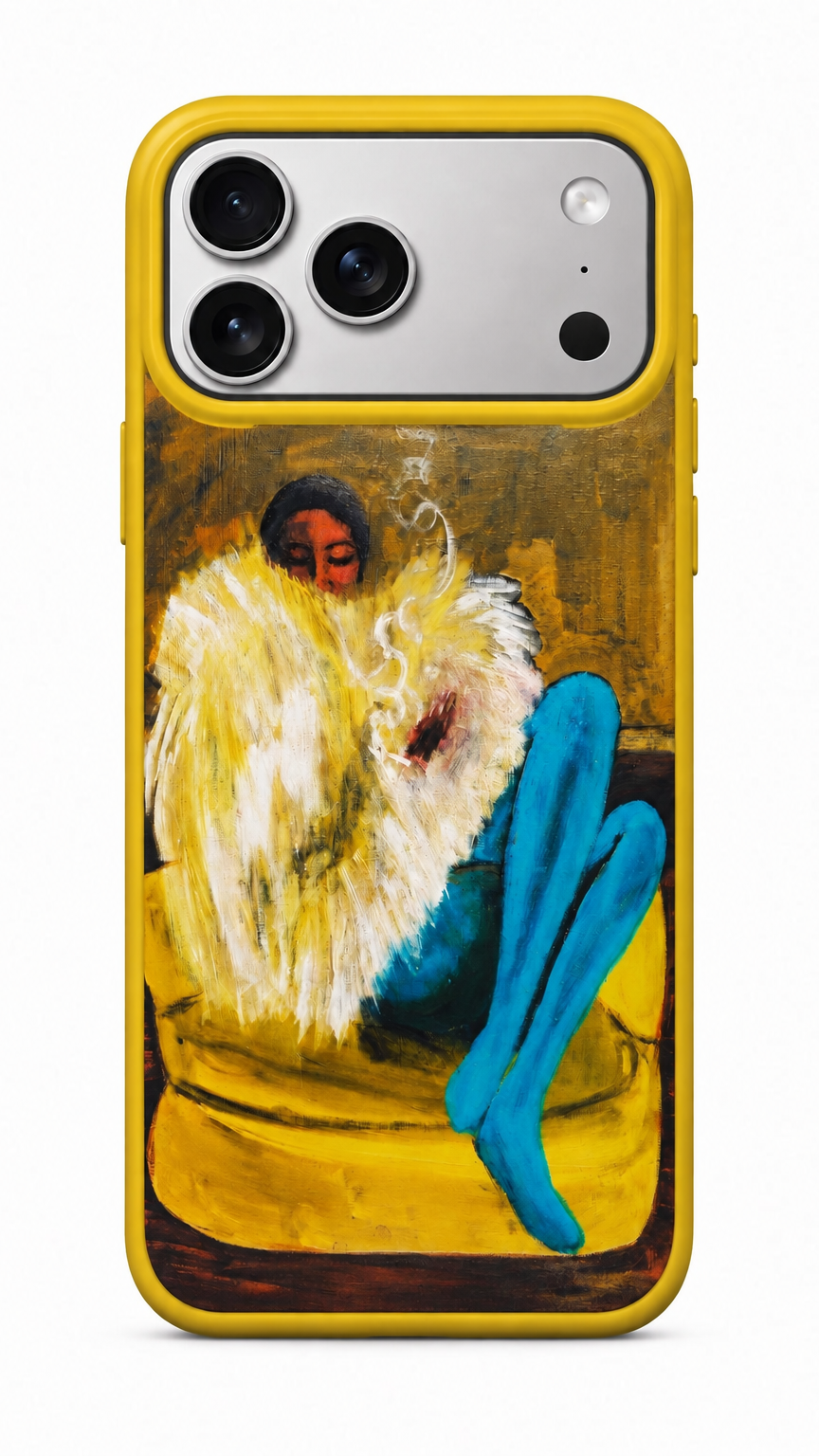 Cool Girl Phone Case Mustard
