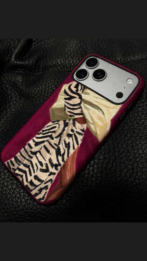Burgundy Chic Phone Case