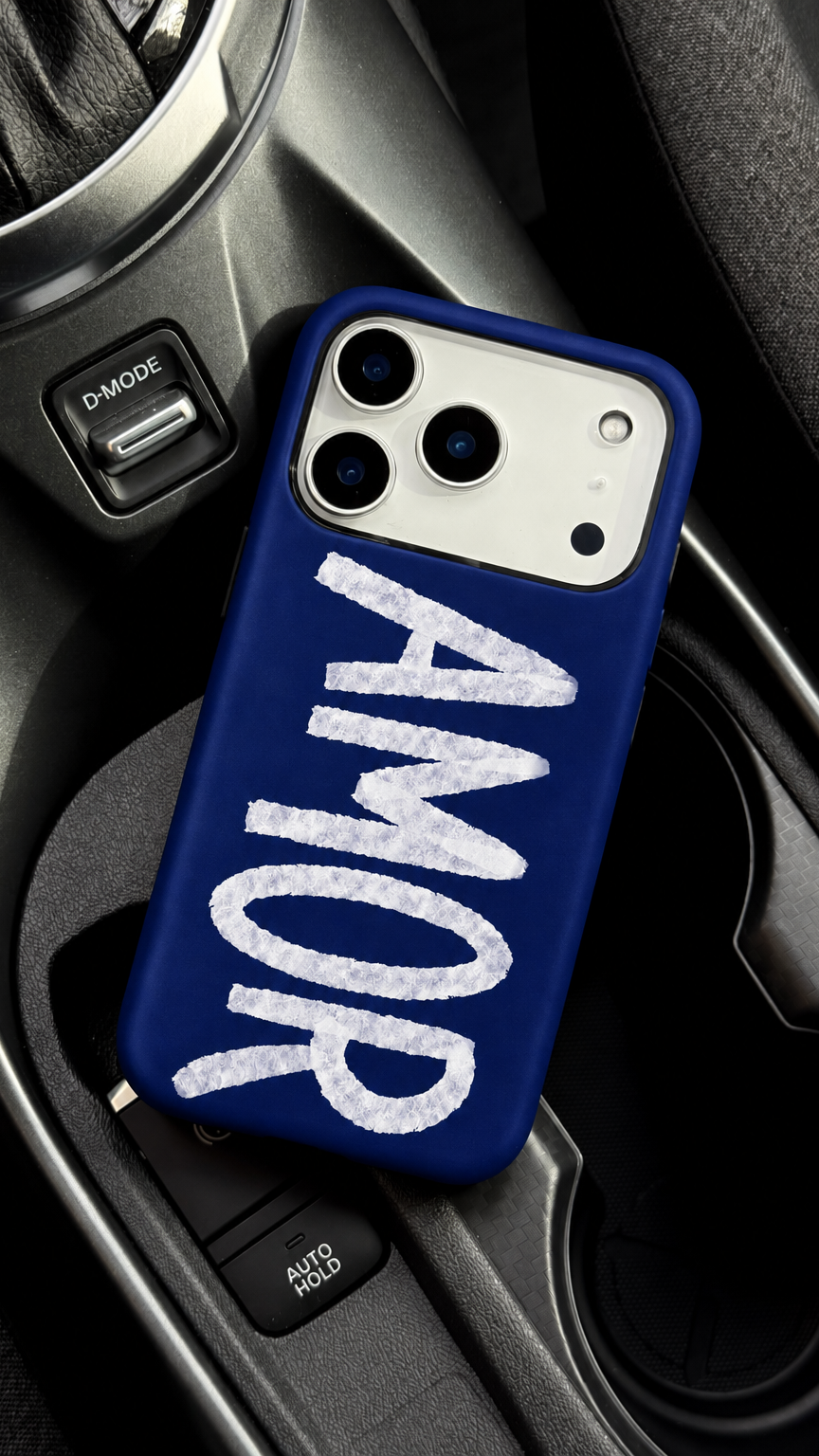 AMOR Phone Case Navy Blue