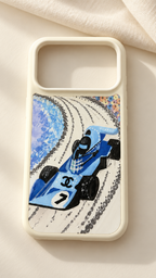 Silicon Chanel F1 Phone Case Cream