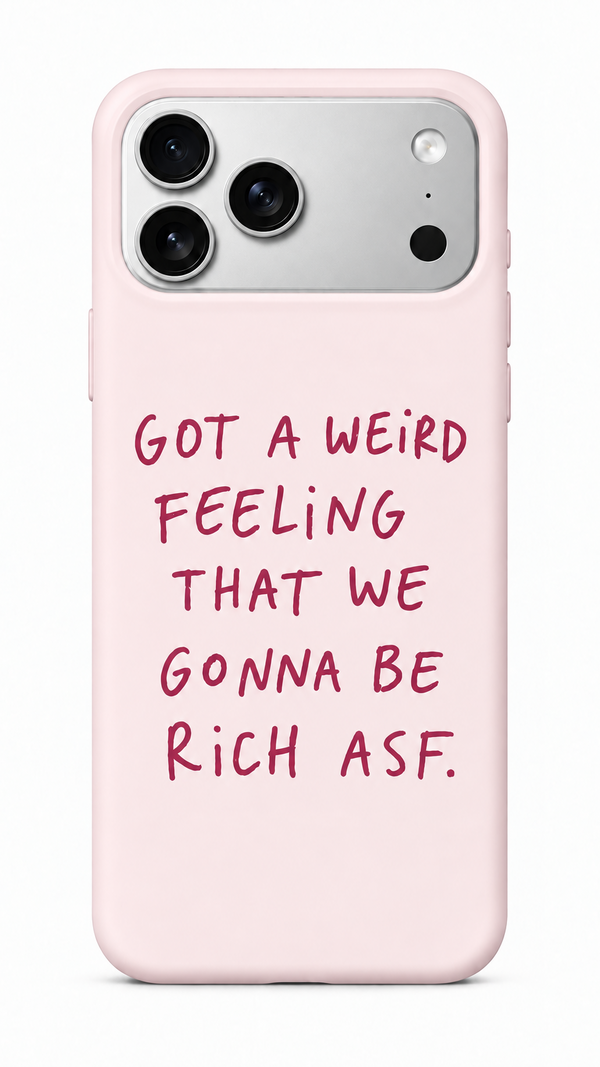 RICH ASF Phone Case Baby Pink