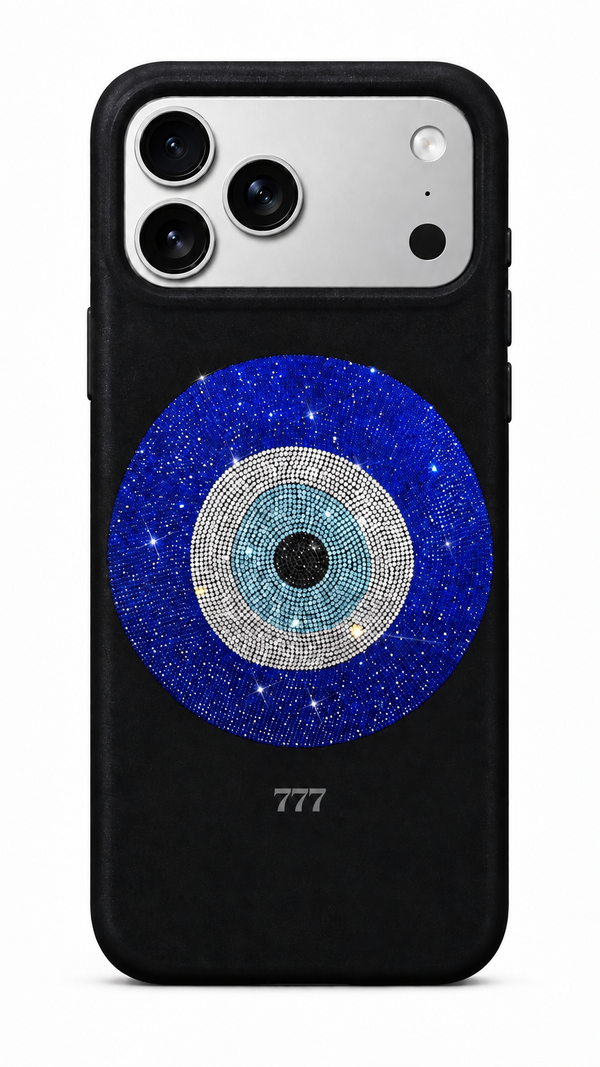 777 Evil Eye Phone Case Black