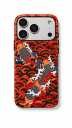 Orange Koi Phone Case