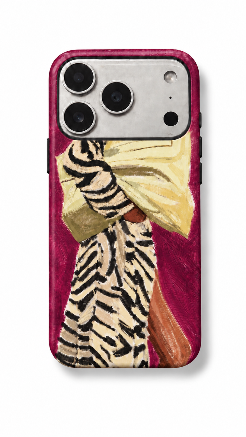 Burgundy Chic Phone Case