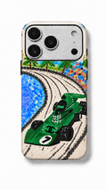 Chanel Racetrack Phone Case Green Car