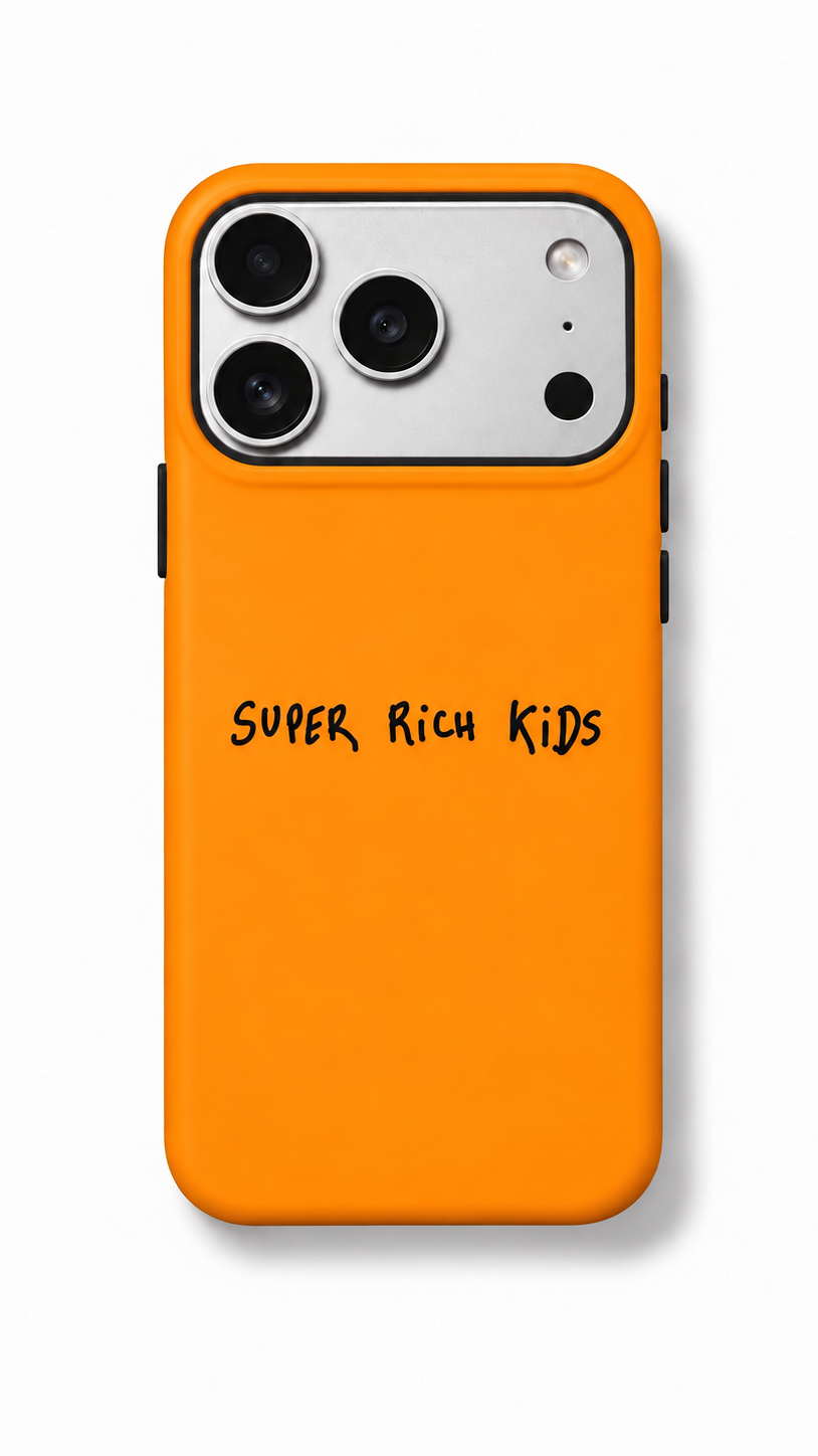 SUPER RICH KIDS Phone Case Orange