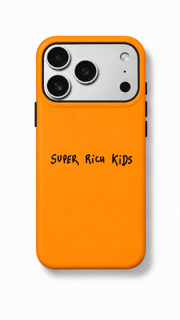 SUPER RICH KIDS Phone Case Orange